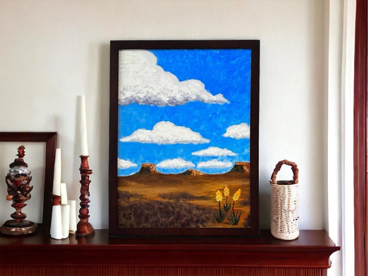 Desert Dreamscape- Original Oil Painting by Rob Sherman