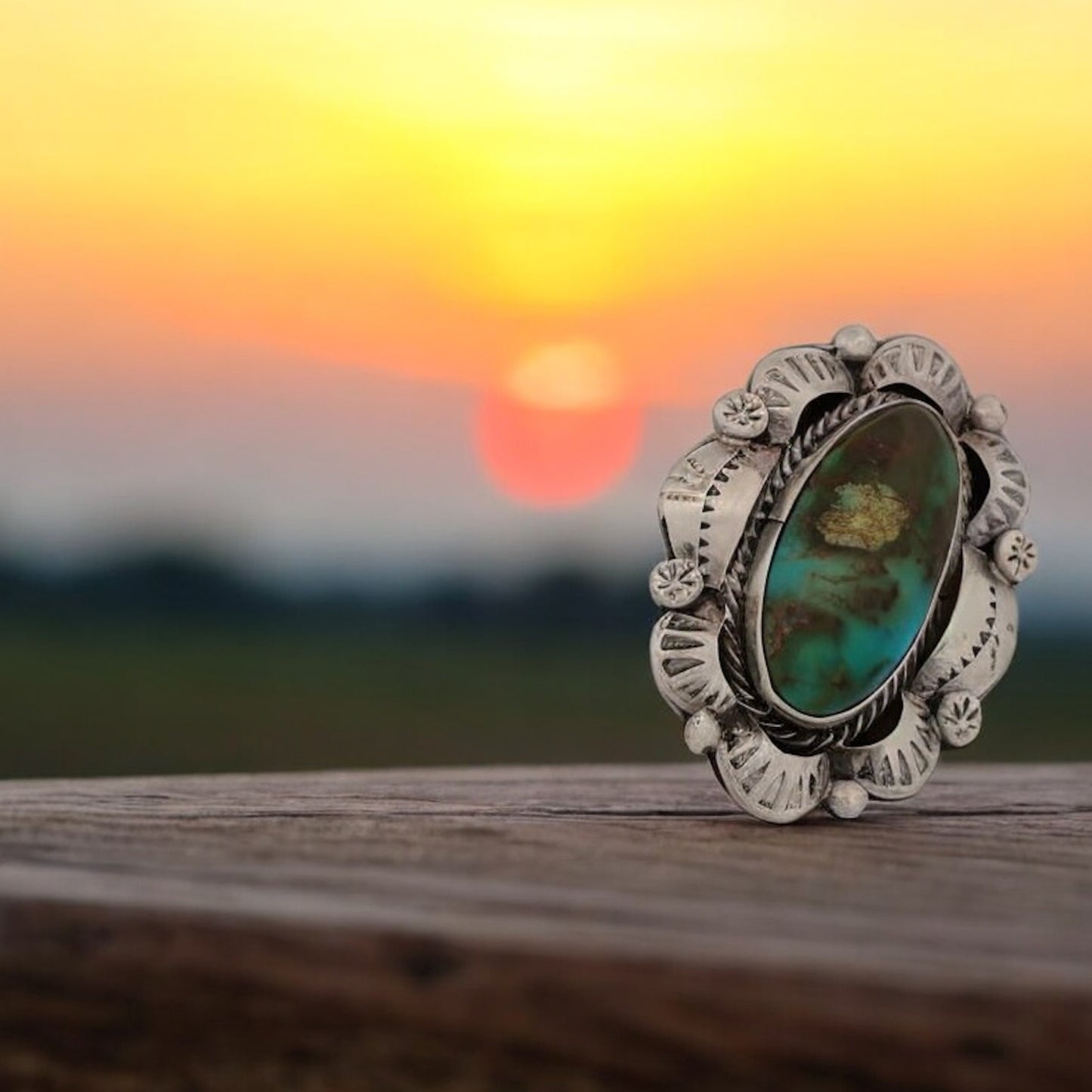 Butch Ridge | Sterling Silver & Turquoise Cabochon Ring