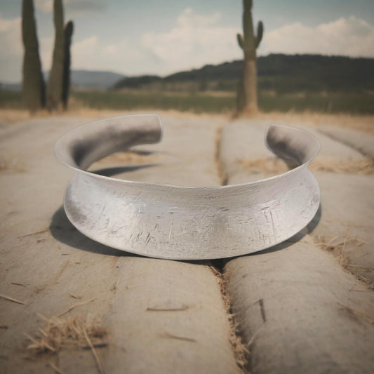 Freedom Ridge | Southwestern Tufa Cast Cuff Bracelet by Rob Sherman