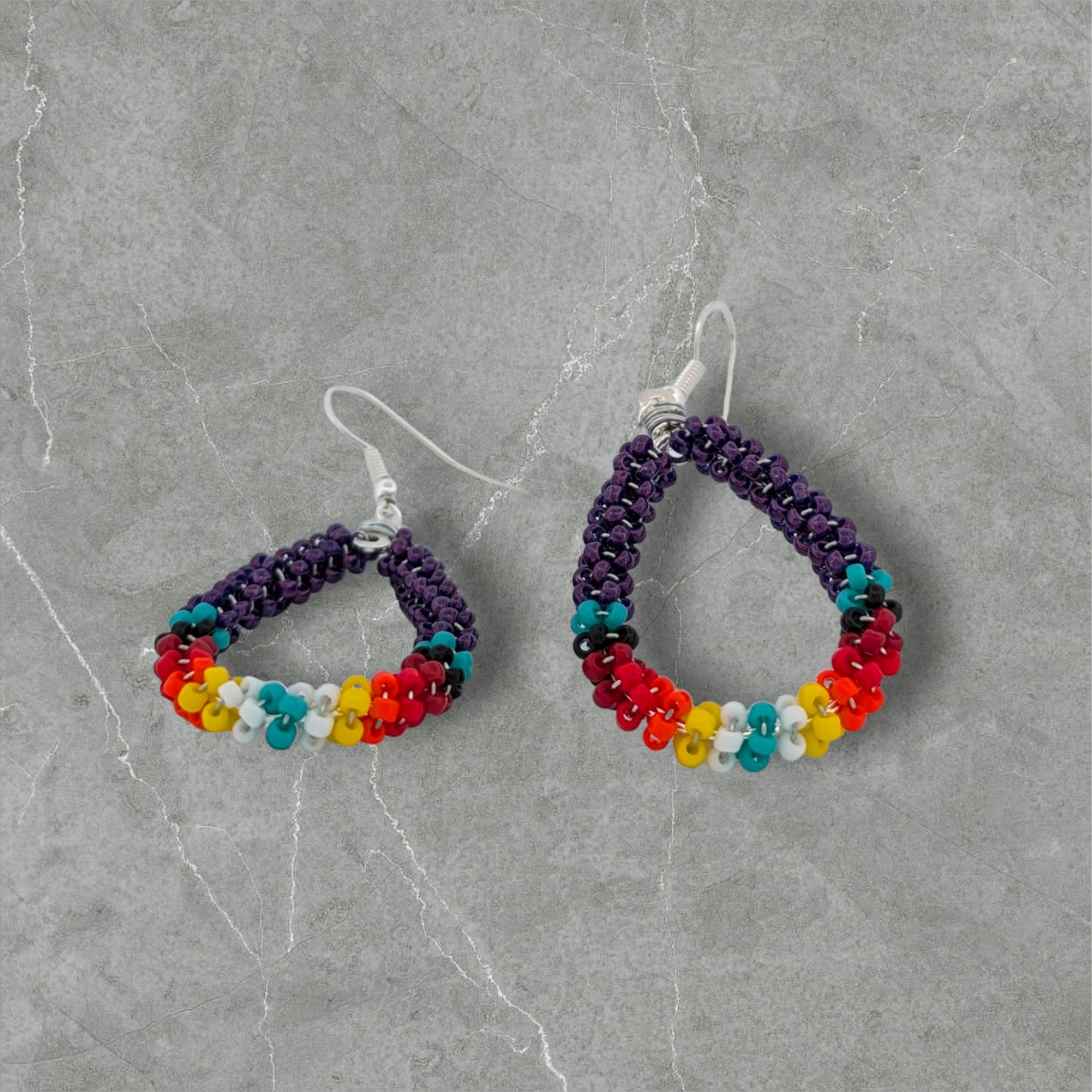 Guerra Way | New Beaded Earrings by Native American Navajo Artist Shania Daline