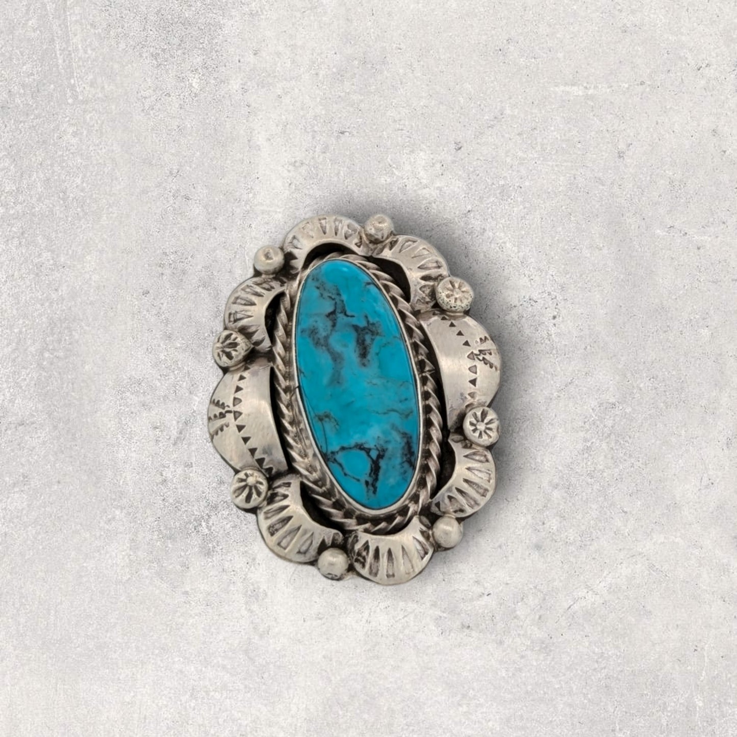 Butch Ridge | Sterling Silver & Turquoise Cabochon Ring