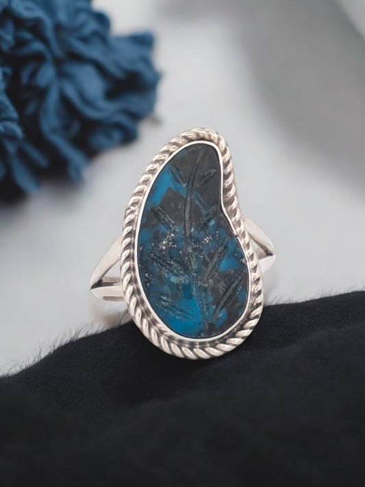 Sweetwater Hill | New Native American Sterling Silver and Turquoise Ring