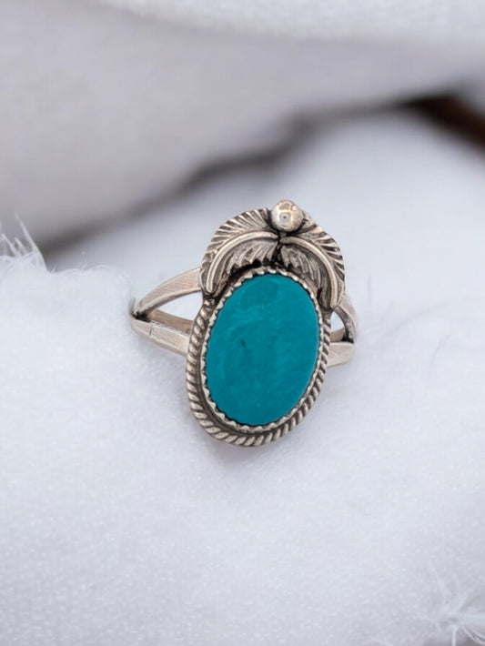 Rodeo Chasm | Handmade Navajo Sterling Silver and Turquoise Ring