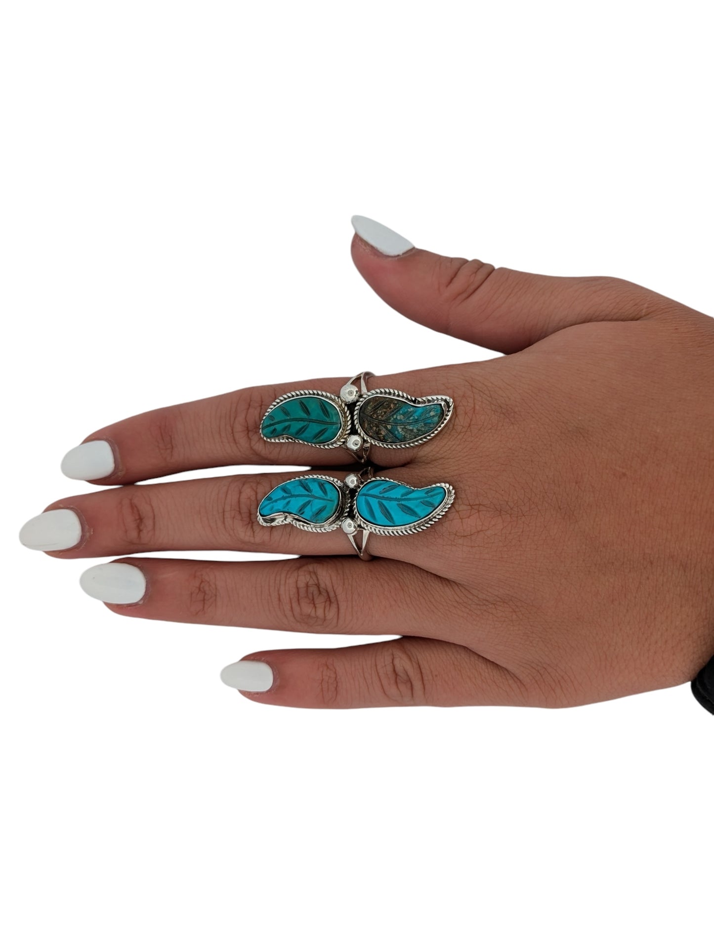 Silver Spur | New Handmade Native American Sterling Silver Ring with Turquoise