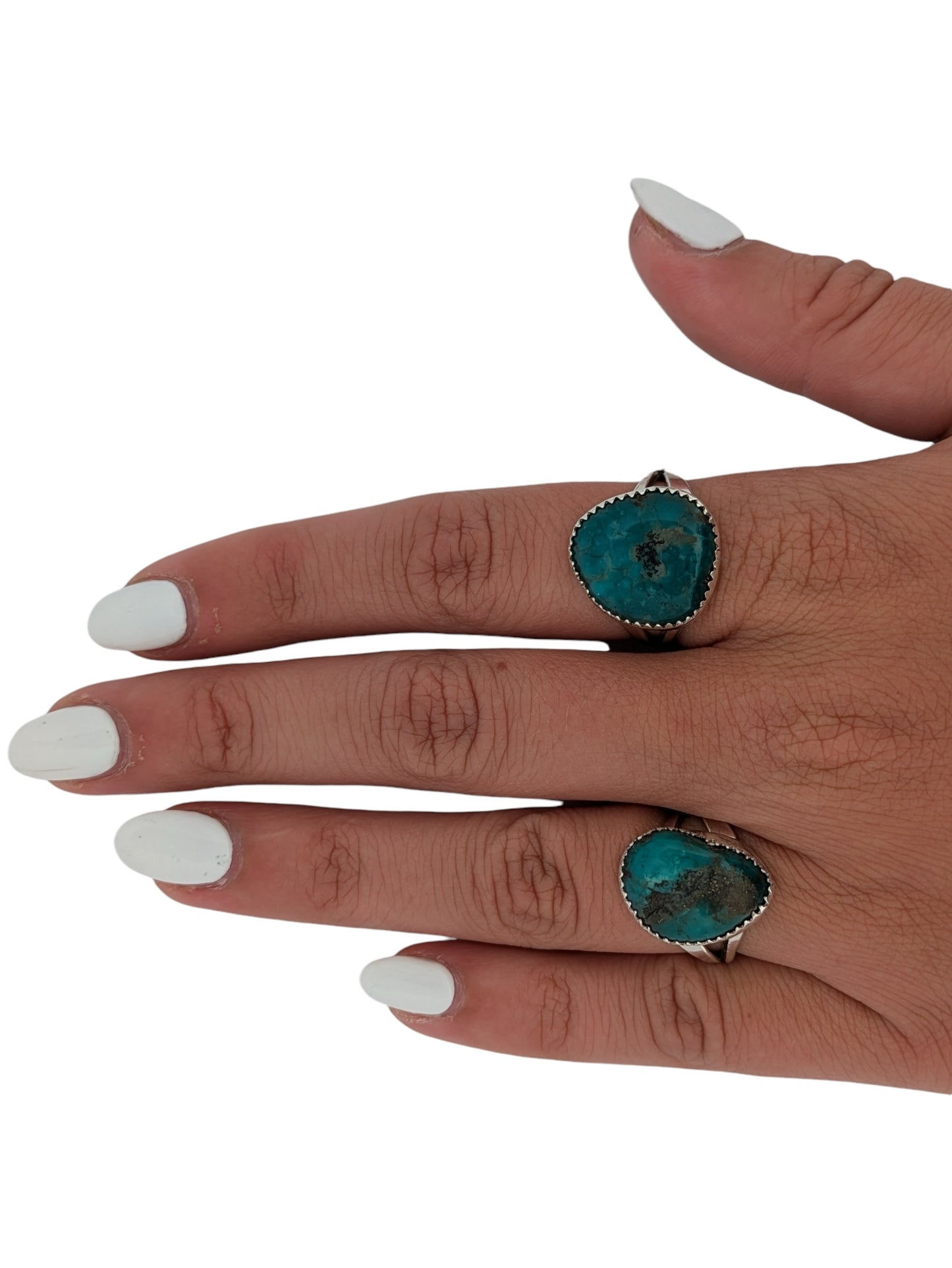 Desert Fire | Handmade Navajo Sterling Silver and Turquoise Ring