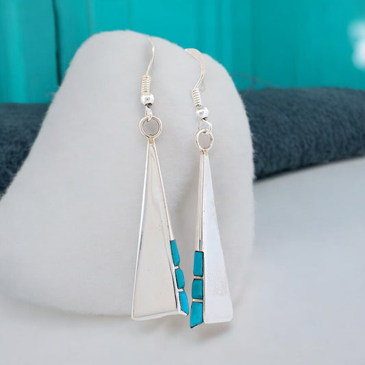 Horsewoman Ridge | Native American Handmade Sterling Silver Earrings