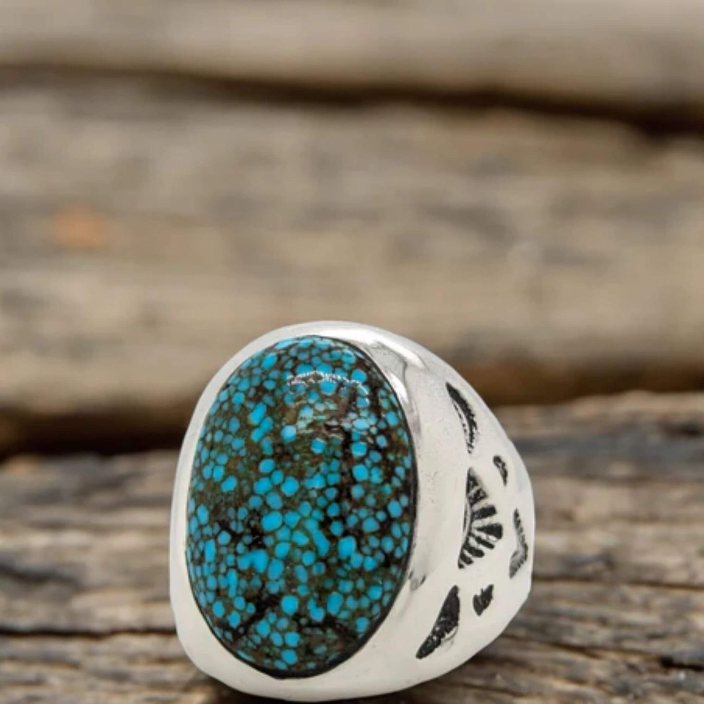 Williams | Handmade Kingman Turquoise Ring - Size 9.
