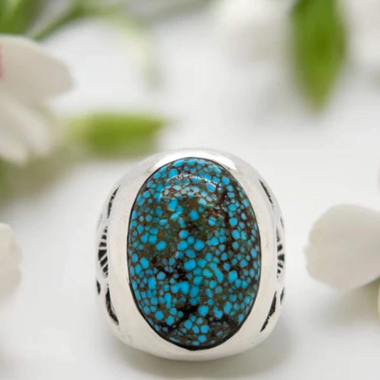 Williams | Handmade Kingman Turquoise Ring - Size 9.