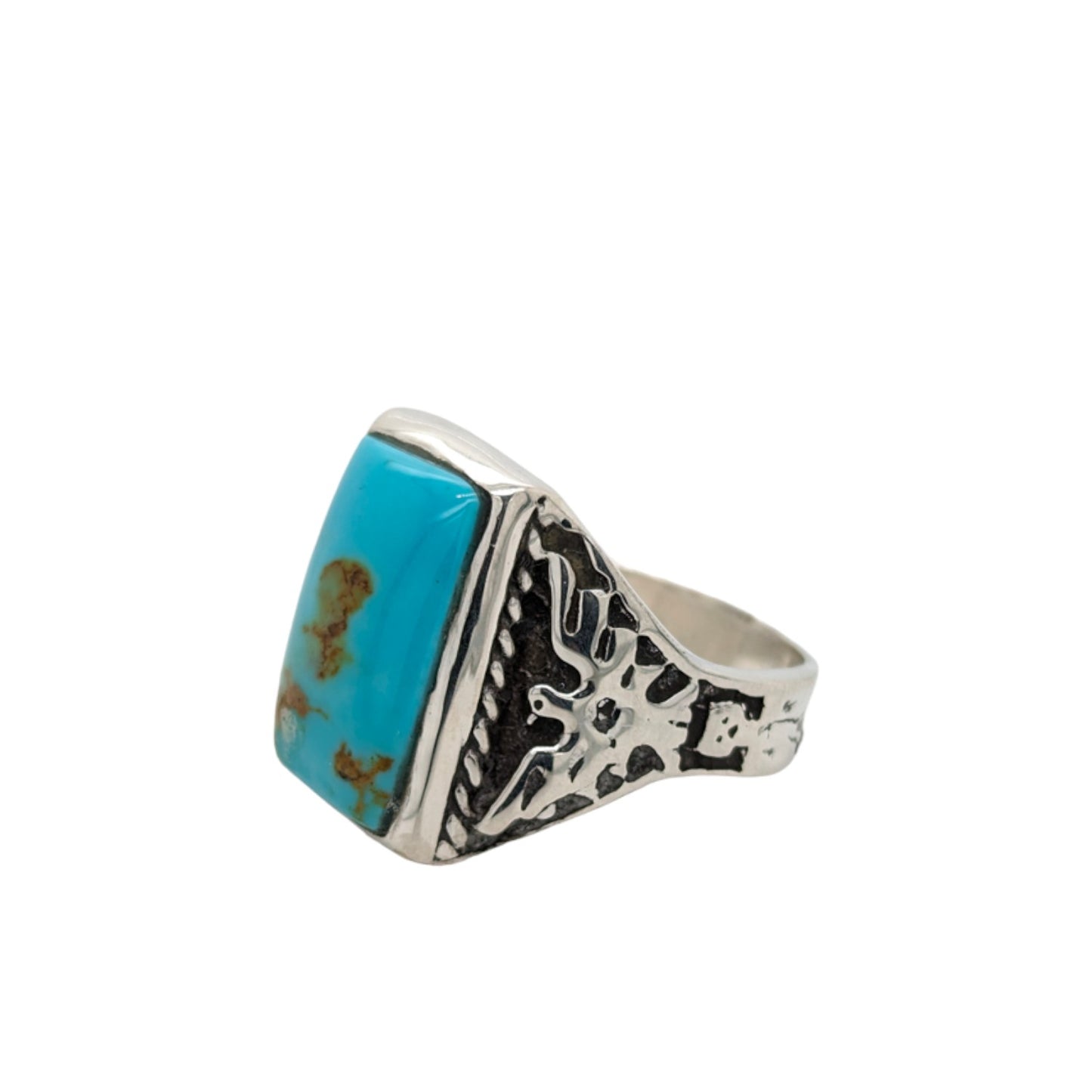 Eagle Pass | Sterling Silver Kingman Turquoise Ring
